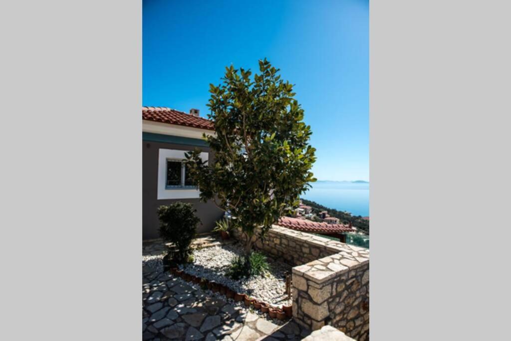 Apollo Romantic Sea View Villa Kivérion Exterior foto