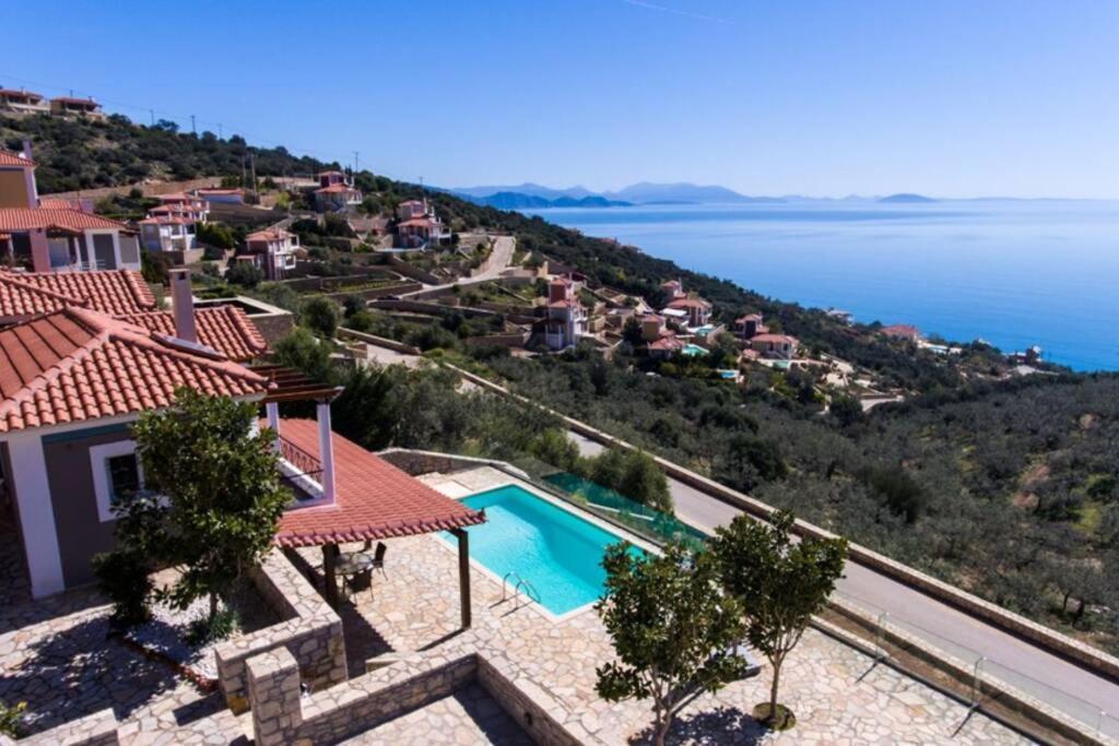 Apollo Romantic Sea View Villa Kivérion Exterior foto