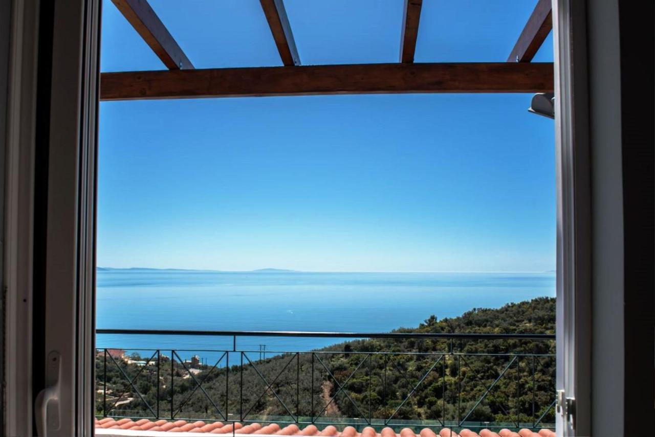 Apollo Romantic Sea View Villa Kivérion Exterior foto