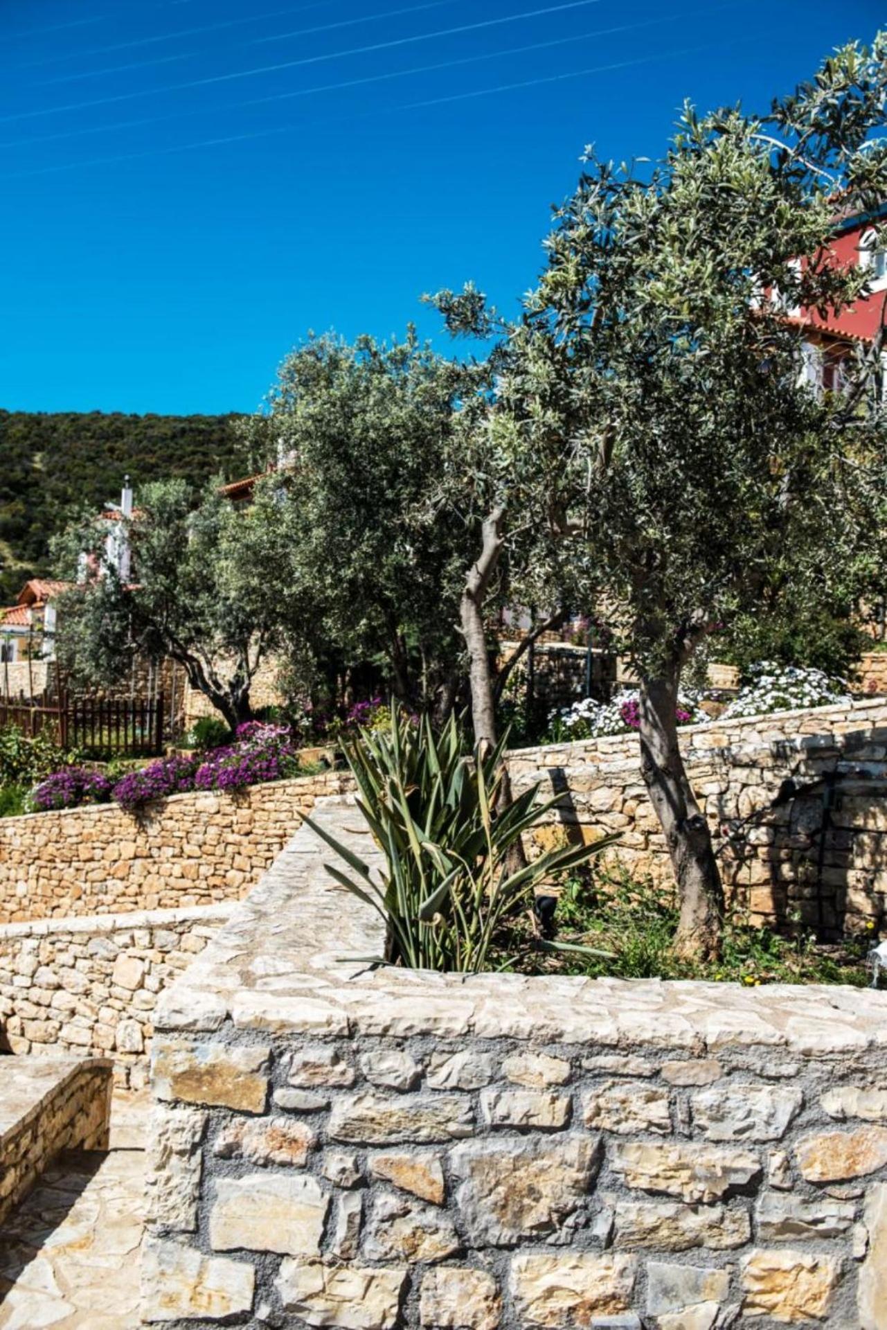 Apollo Romantic Sea View Villa Kivérion Exterior foto